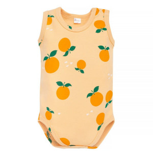 Body niemowlęce na ramiączkach Orange - Fruit & Sun | Pinokio