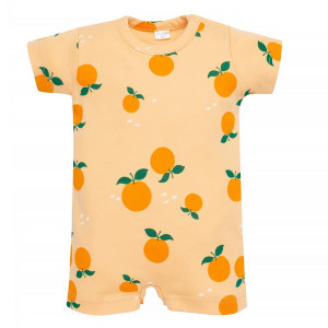 Rampers letni krótki Orange - Fruit & Sun Pinokio