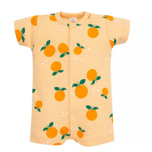 Letni Rampers na napy Orange - Fruit & Sun Pinokio