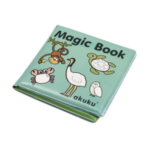 Magiczna książeczka edukacyjna do zabawy w wodzie A0657 - Akuku