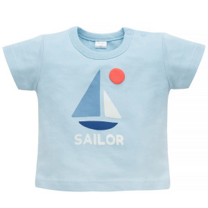 T-shirt dziecięcy Blue Statek - Sailor Pinokio
