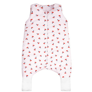 Całoroczny śpiworek bawełniany dla dziecka z nogawkami 2,5 TOG Sweet Cherry | Dolce Sonno
