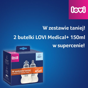 Zestaw Butelek Lovi Medical + 150 ml – Naturalne Karmienie na Wyciągnięcie Ręki