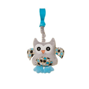 Zabawka piszczałka dla niemowląt Squeeze Toy Owl | 4 Baby