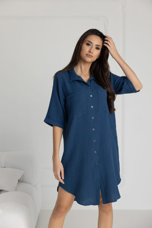 Koszula nocna muślinowa Livia/ Posejdon - Dolce Sonno