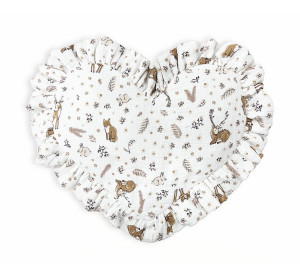 Poduszka Niemowlęca Serduszko Sarenki | Dolce Sonno