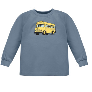 Bluzka z długim rękawem niebieski autobus - FunTime Pinokio