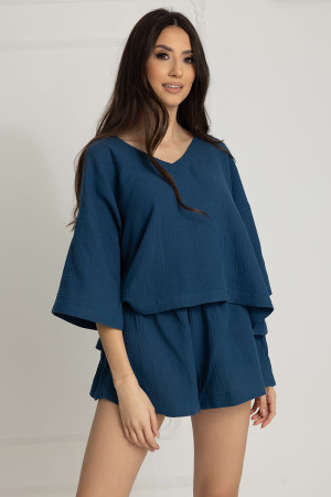 Piżama muślinowa damska Alice / Posejdon - Dolce Sonno