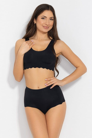 Figi damskie Feel Good Maxi - czarne | Mitex