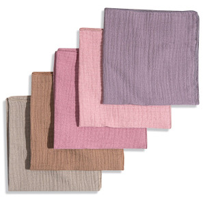 5Pack Chusteczki Muślinowe Pieluszki Ulewajki 30x30 cm - MIX11 | Dolce Sonno