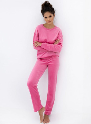 Piżama damska z miękkiego weluru Charlie | Sensis