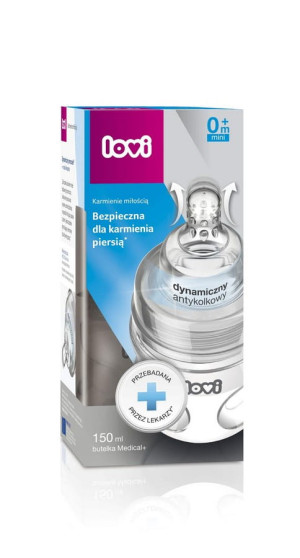 Butelka antykolkowa Medical+ 150 ml (0m+) | Lovi 21/565
