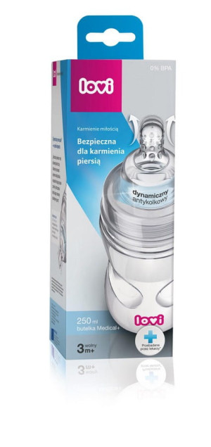 Butelka antykolkowa Medical+ 250 ml (3m+) | Lovi 21/563