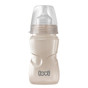 Butelka do karmienia Trends Beżowa 250 ml (3m+) | Lovi 21/563