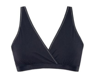 Biustonosz ciążowy i do karmienia LILLY Czarny