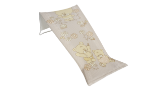 Leżaczek kąpielowy Miś - beżowy TEGA