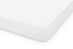 Prześcieradło z gumką Jersey 70x140 Białe 100% Bawełna Premium – Dolce Sonno