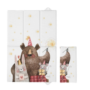 Składana mata turystyczna do przewijania 60x40 cm Basic Celebration CEBA BABY