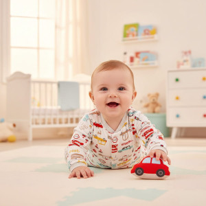 Pajac Niemowlęcy Dolce Sonno Kolorowe Samochody