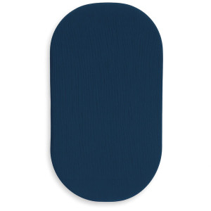 Prześcieradło muślinowe 75x35 cm do kołyski gondoli kosza Mojżesza | Granat - Dolce Sonno