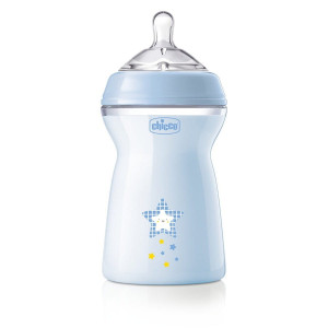 Butelka Natural Feeling plastikowa Chicco do karmienia 6 m + 330 ml Boy