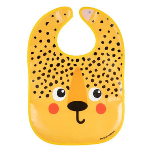 Śliniak zmywalny z kieszonką BabiesBoo gepard - Canpol