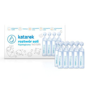 Roztwór Soli Fizjologicznej 10 x 5ml NaCl 0,9% | Katarek