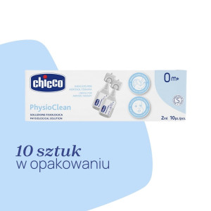 Izotoniczny roztwór soli fizjologicznej 2ml Chicco 10 ampułek