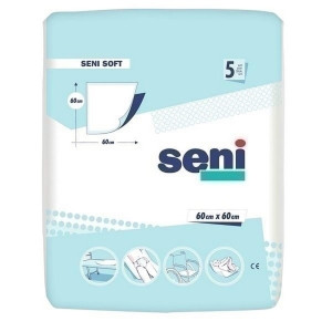 Podkłady higieniczne Seni Soft Super 60x60 cm, 5 szt. Bella