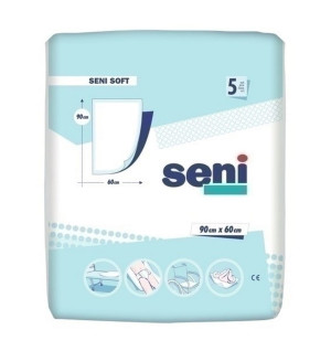 Podkłady higieniczne Seni Soft Super 60x90 cm, 5 szt. Bella