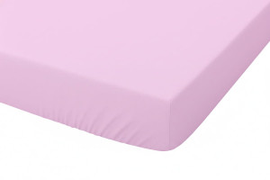 Prześcieradło z gumką Jersey 60x120 Różowe 100% Bawełna Premium – Dolce Sonno