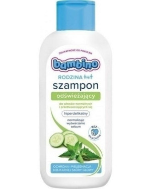 Szampon odświeżający dla całej rodziny 400 ml Bambino