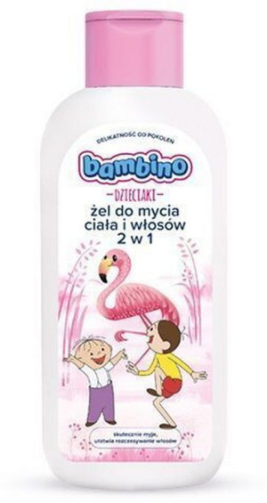 Żel do mycia ciała i włosów 2w1 Flaming 400 ml Bambino