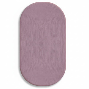 Prześcieradło muślinowe 75x35 cm do kołyski gondoli kosza Mojżesza | Lawenda - Dolce Sonno