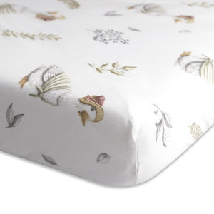 Prześcieradło bawełniane z gumką 60x120 Kaczka - Baby Matex