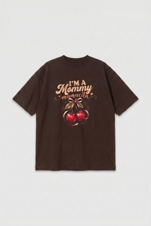 Koszulka Oversize I'm a Mommy Chocolate – Dolce Sonno