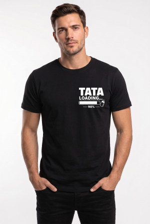 Koszulka dla przyszłego Taty z nadrukiem - TATA LOADING...