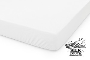 Prześcieradło do łóżeczka Premium Silk Touch z gumką 60x120 | Dolce Sonno