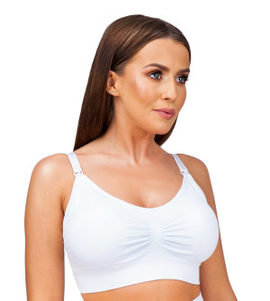 Biustonosz do karmienia VERA Biały