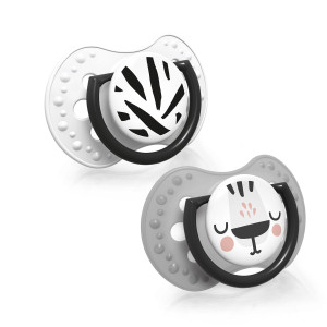 Smoczek 2 szt. uspokajający silikonowy Salt&Pepper Lovi