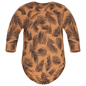 Body kopertowe niemowlęce z długim rękawem Palmy Honey - Dolce Sonno