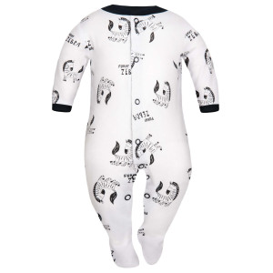 Pajac niemowlęcy Funny Zebra Biel - Dolce Sonno