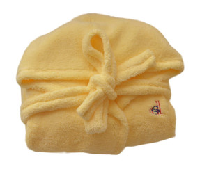 Szlafrok Dolce Sonno Prestige Soft - Kaptur Kremowy