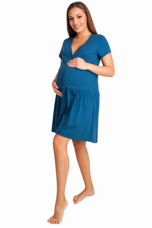 Koszula nocna ciążowa i do karmienia rozpinana Siena/North - Dolce Sonno