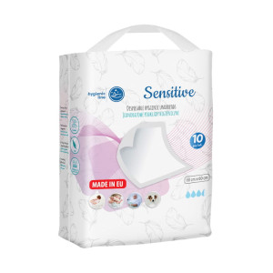 Podkłady higieniczne Sensitive 90x60 10 szt. - Akuku
