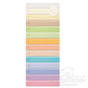 Prześcieradło 60x120 jersey z gumką - kolory | Babymatex TB0027