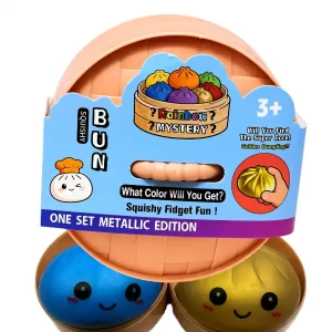 Squishy Dumpling Bun Metallic Mystery