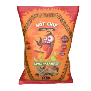 Hot Chip Chilli Strips Limed Habaneros 80g