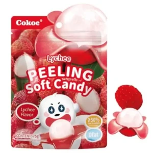 Cokoc Peeling Soft Candy Lychee 75g
