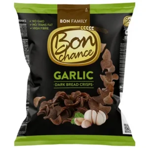 Bon Chance Garlic Dark Bread Crisps 120g